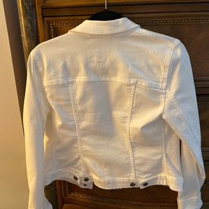 BANANA REPUBLIC  white denim jacket